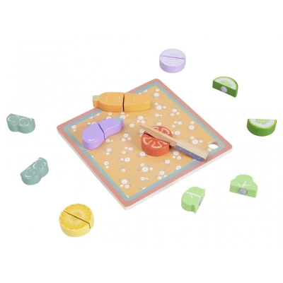 Legume din lemn pentru feliere - Jucaria de bucatarie pentru copii